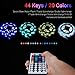Flexible LED Strip Light Kit LinkStyle 16.4Ft LED Rope Lights 300 LED Tape Light, Color Changing RGB LED Strip Lights & 44Key Remote Controller and 12V Power Supply for DIY Bedroom Home Bar Party