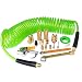 PowRyte Elite 20-Piece Air Hose Fittings 1/4" NPT Air Compressor Accessory Kit with Blow Gun, Air Chucks, Inflation Needles, 25Ft Air Hose and Brass Fittings primary