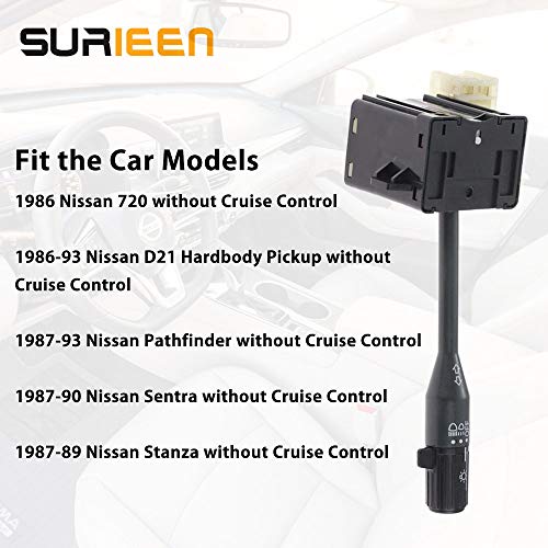 SURIEEN Turn Signal Switch Lever Replacement Fit for Nissan Pathfinder D21 D720 Pickup Sentra Stanza,Car Light Dimmer Accessories 25540-D4500 25540D4500
