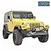 E-Autogrilles 87-06 Jeep Wrangler TJ YJ Black Textured Off Road Front Bumper With D-ring (51-0016)