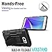 Note 5 Case, Galaxy Note 5 Case, Starshop [Heavy Duty] Dual Layers Kickstand Case With [0.33m 9H Tempered Glass Screen Protector Included] and Locking Belt Clip (Black)