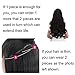 AisiBeauty 20 Inches Fish Line Hair Extensions Long Straight Hidden Invisible Wire Hair Flip on Wire in Hair Extensions Blonde Synthetic Invisible Wire Hair Extensions for Women (613#)