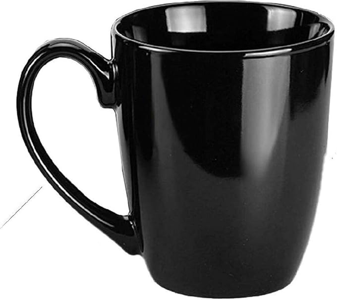 Buy Ceramic Coffee Mug 1 Piece, Black, 330 ml Online at Low Prices in