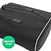 Vremi Premium Memory Foam Lumbar Back Support Pillow and Chair Cushion with Hypoallergenic Cover, Black