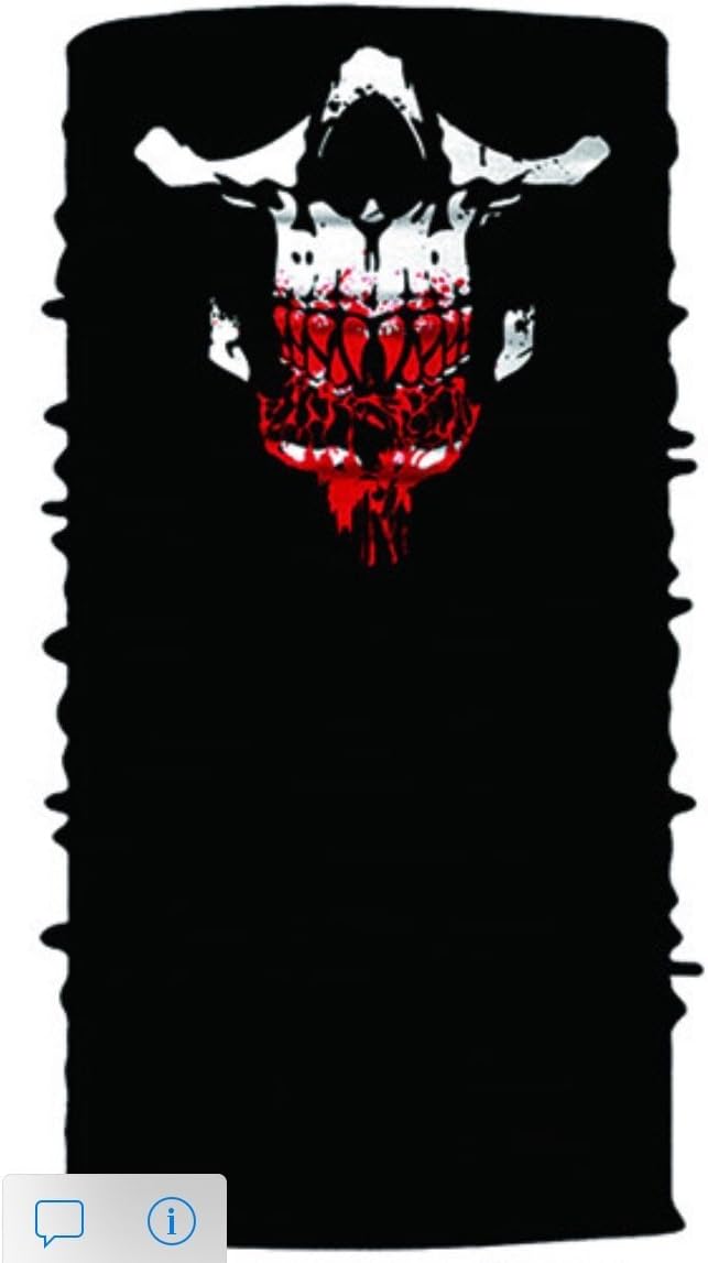 Mayhem Masks Skull Face Mask Tube Bandana Balaclava Snowboard Moto X Face Protection Harley Davidson Snowboard Ski Mask Multi Function Tactical Seamless