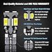 Trisense 194 168 2825 T10 W5W Error Free LED Bulb White, Super Bright 300 Lumens 10-SMD 5730 Chipset LED Bulbs for Interior Dome Map Door Courtesy License Plate Lights, Pack of 10