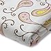 SwaddleDesigns Fitted Crib Sheet/Toddler Sheet, Baby Sleeps Better on Softest Cotton Flannel, Made in USA, Pastel Pink Paisley