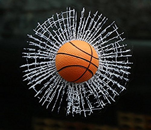 保証書付 3dカーステッカーpersonalizedウィンドウフロントガラスステッカー面白い車のステッカー粘着デカール車のユーザー イエロー Car 01 B06xtrv8vz バスケットボール バスケットボール 流行に Techplus Vn