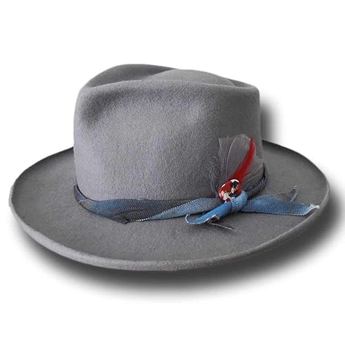 flat fedora hat