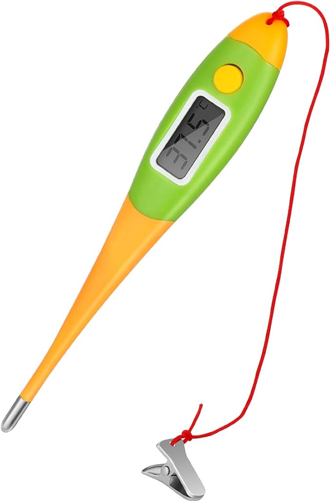 Haustier-Thermometer Für Katzen & Hunde - Ohrthermometer Mit LED-Anzeige - USB-aufladbar