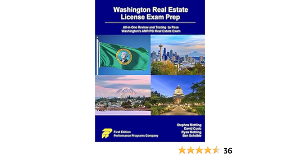Amazon Com Washington Real Estate License Exam Prep All In One Review And Testing To Pass Washington S Amp Psi Real Estate Exam 9780915777457 Mettling Stephen Cusic David Mettling Ryan Scheible Ben Books