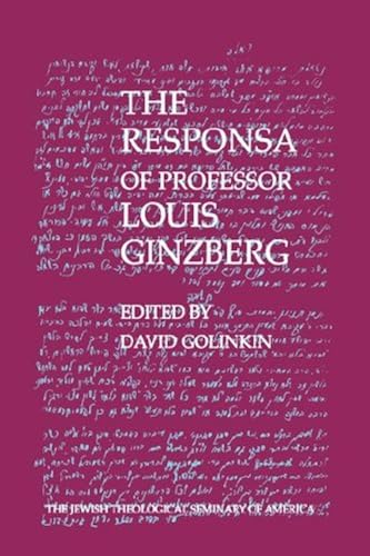 Download The Responsa of Professor Louis Ginzberg PDF