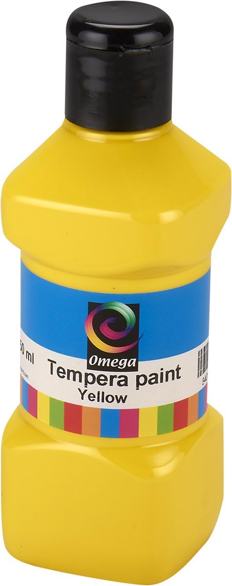 Omega Tempera Paint, 250ml, Lemon