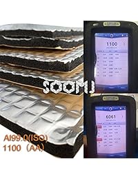 SOOMJ 0.394 in 394 mil 78 "x 39 "21.13sqft autoadhesivo coche sonido Deadener carretera ruido amortiguador de sonido Deadener & Heat Barrier Mat