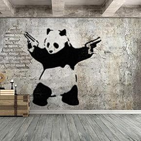 Wall Mural Street Art Graffiti Removable Wallpaper Wall Sticker for Bedroom Living Room - 66x96 inches