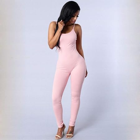pink unitard jumpsuit