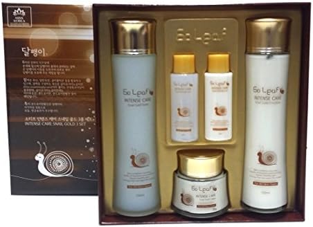 [SOLEAF] Intense Skin Care Snail Gold 3Set / Anti-wrinkle, Whitening, Moisturizing / Korean Cosmetics