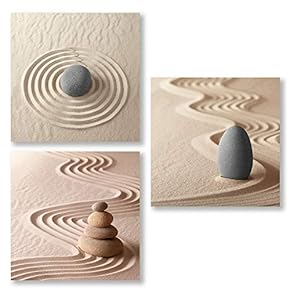 3 Panel Stones in The Sand Pictures Home...