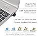Bluetooth USB Adapter , Bluetooth 4.0 USB Dongle, Low Energy for PC, Wireless Dongle, for Stereo Music, VOIP, Keyboard, Mouse, Support All Windows 10 8.1 8 7 XP vista