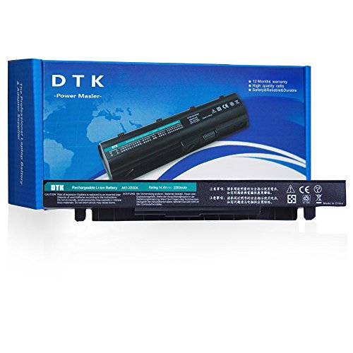 DTK New Laptop Battery Replacement for ASUS X450 X550 A450 A550 F450 F550 F552 K450 K550 P450 P550 R409 R510 14.8V 2200MAH