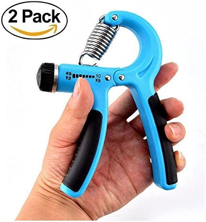 Sportszu Hand Grip Strengthener , Hand Exerciser for Increasing Hand Wrist Forearm, Easily Adjust Resistance from 10-40kg (22-88Lbs) (Set of 2)