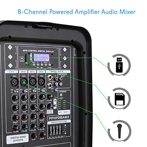 2 Speaker+Mixer+Bundle+Bluetooth+Microphone