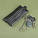 Shvigel Key Holder - 100% Genuine Leather - Keys Chain Case - Handmade Key Ring Holder (Black)