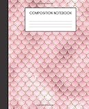 Composition Notebook: Faux Iridescent Mermaid Scales Glam College Ruled Notebook Lined School Journal