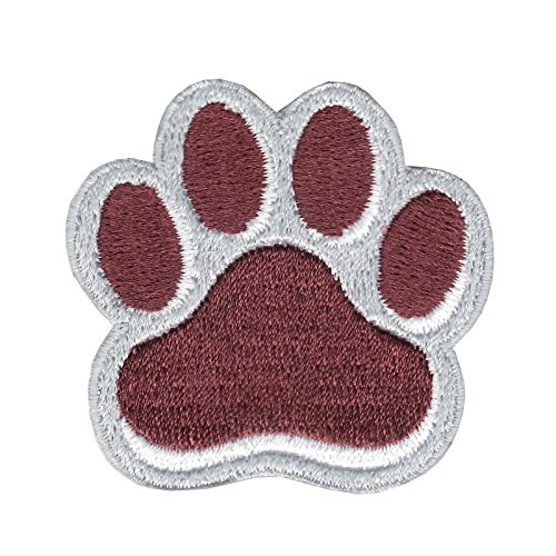 Mississippi State Bulldogs NCAA Paw Iron On Embroidered Patch