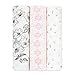aden + anais Silky Soft Swaddle Blanket,100% Bamboo Viscose Muslin Blankets for Girls & Boys, Baby Receiving Swaddles, Ideal Newborn & Infant Swaddling Set, 3 Pack, Meadowlark