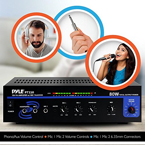 Compact Public Address Mono Amplifier Professional 50W Mini Home