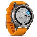Garmin Unisex - Adult Fēnix 5 Plus Sports Watch, Orange/Grey, TU EU - Image 2