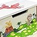 Fantasy Fields - Dinosaur Kingdom Thematic Kids Wooden Step Stool with Storage | Imagination Inspiring Hand Crafted & Hand Painted Details   Non-Toxic, Lead Free Water-based Paint