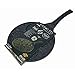 Unique Imports 10 Inch Nonstick Ceramic PFOA Free Silver Dollar Pancake Fried Egg & Blini Pan with Bakelite Handle
