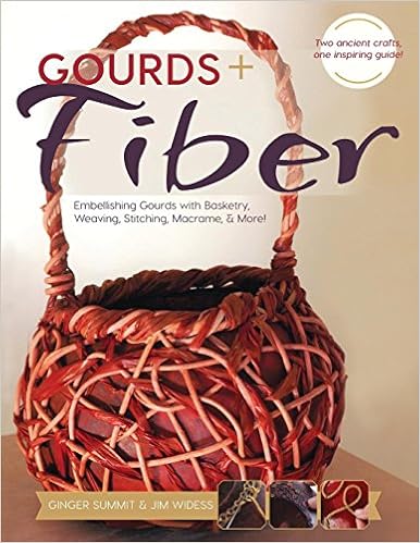 Gourds + Fibers: Embellishing Gourds with Basketry, Weaving, Stitching, Macramé & More, by Ginger Summit Gourds + Fibers: Embellishing Gourds with Basketry, Weaving, Stitching, Macramé & More, by Ginger Summit