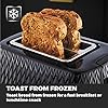 Tower-T20054BLK-Empire-2-Slice-Toaster-with-DefrostReheat-Removable-Crumb-Tray-900-W-Black-with-Brass-Accents Tower T20054BLK Empire 2-Slice Toaster with Defrost/Reheat, Removable Crumb Tray, 900W, Black and Brass