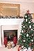 Clever Creations White Poly 4 Pack Christmas Tree Ornaments