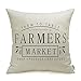 Meekio Farmhouse Pillow Covers with Farmers Market Quotes 18
