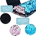 Mermaid Bracelet - 2 Color Reversible Sequin Bracelets - Magic Party Supplies Favors Slap Bracelet for Women, Girls and Kids.
