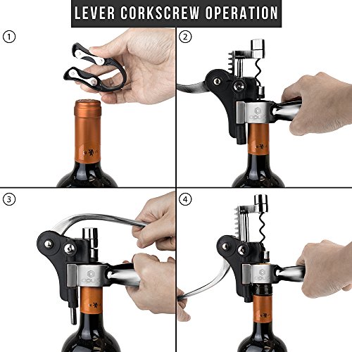 image for Premium Rabbit Wine Opener Set by OPUX | Wine Tool Set with Rabbit Cor