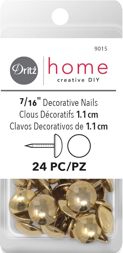Amazon Com Dritz Home 9015 Smooth Decorative Nails 7 16 Inch