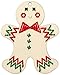 Bucilla Handmade Wood Stitchable Kit, 3 by 3-Inch, Shapes (Set of 8)