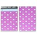 100 Pack of Mighty Gadget (R) Pink Hearts Designer Poly Mailers - 10x13 inch Shipping Envelopes with 2.35 mil Thickness