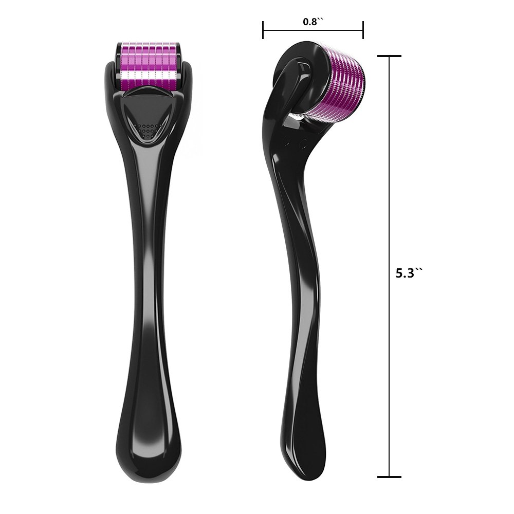 Derma Roller Micro Needle Derma Roller for Face -Premium 540 Titanium Microneedle Roller, Non-Invasive Powerful Skin Therapy for Home Use, Facial Care,Treats Acne,Scars,Stretch Marks and Wrinkles