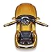 Costzon Ride On Car, 6V Battery Powered Vehicle, Manual/ 2.4G Parental Remote Control Modes Car w/Flashing Wheel Lights, Swing Function, 3 Speeds, Bluetooth, MP3, Music, Radio, Horn for Kids (Gold)