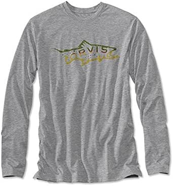 Orvis Men's Brown Trout Drirelease Long-Sleeved T-Shirt/Men's Brown Trout Drirelease Long 