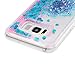 S8 Plus Case, Galaxy S8 Plus Case, Liquid Glitter Case Bling Shiny Flowing Moving Pink Love Hearts Cover Clear Ultral Slim Protective TPU Bumper with Stylus Pen Plug Dust ZSTVIVA - Red Rose Flowers