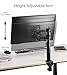 AmazonBasics Single Monitor Stand – Height Adjustable Arm Mount, Steelthumb 3