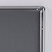 M&T Displays Silver 18x24 Poster Frame 1 inch Aluminum Profile Front Loading Wall Mounting Snap Frame Display for Picture, Document or Certificate with Mitred Corner