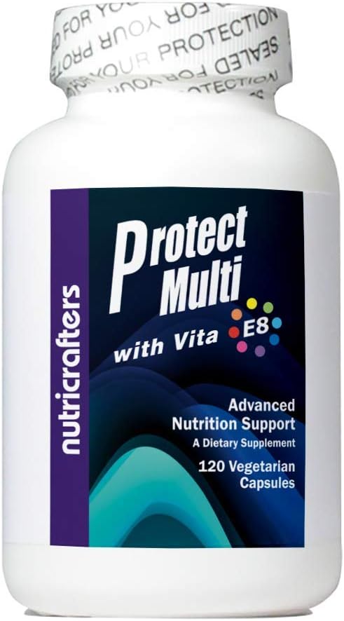 Protect Multi - 40 Ingredients Including VitaE8, K2-MK7, Quaterfolic® 5-MTHF, and Other coenzymated Vitamins